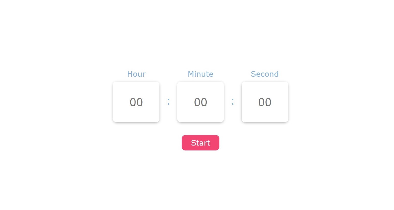 Timer Clock Website