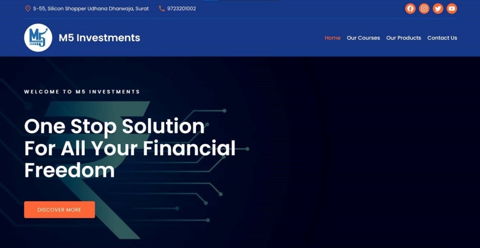 M5 Investment Website