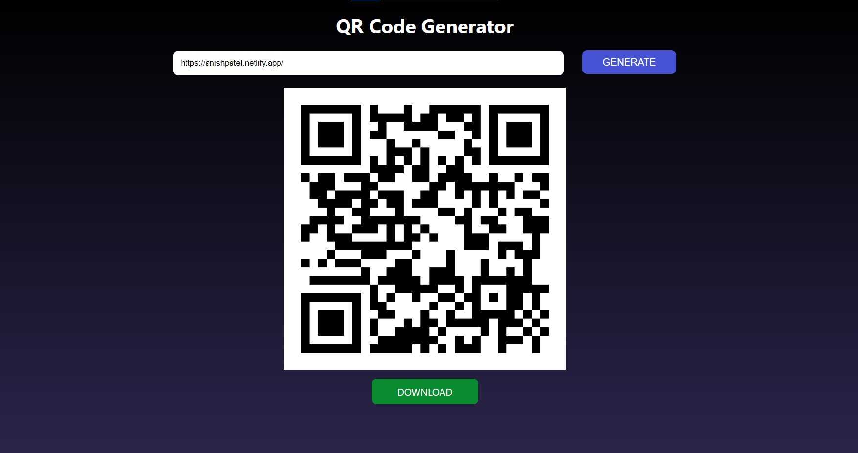 QR Code Generator